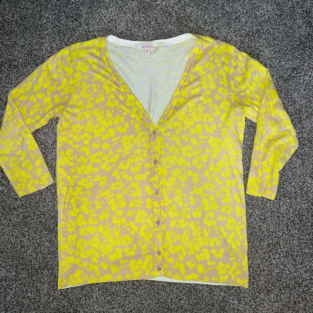 Merona Cheetah Print Cardigan